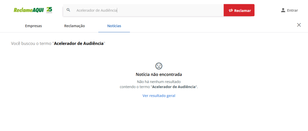 Acelerador de Audiencia reclame aqui
